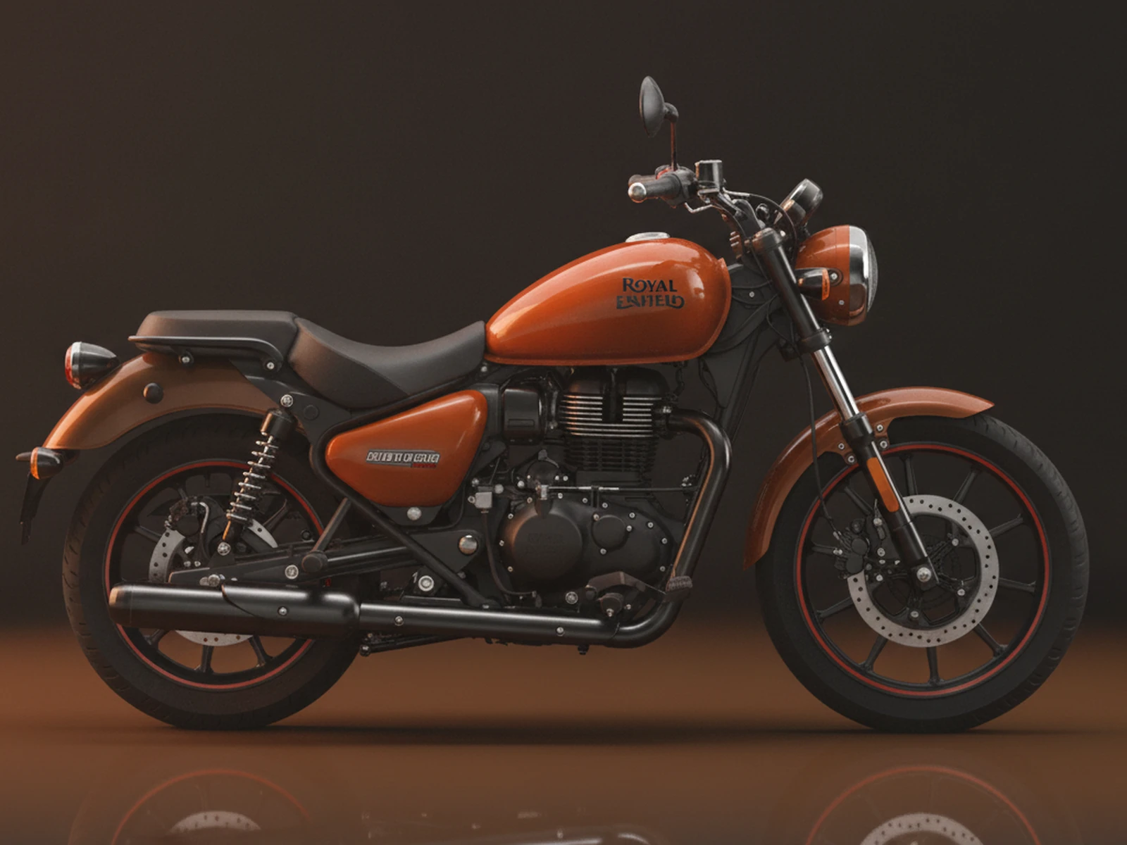 Royal Enfield Meteor 350 (Sundowner Orange)